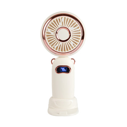 Unisex Tragbarer Mini-Handventilator mit digitaler Steuerung Brehn