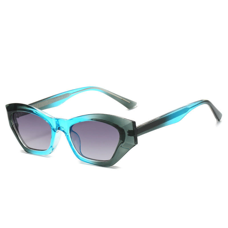 Damen Cat-Eye Sonnenbrille mit modernen transparenten Akzenten Brehn