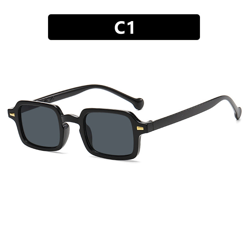 Damen exklusive quadratische Sonnenbrille mit elegantem Metallrahmen und UV-Schutz Brehn