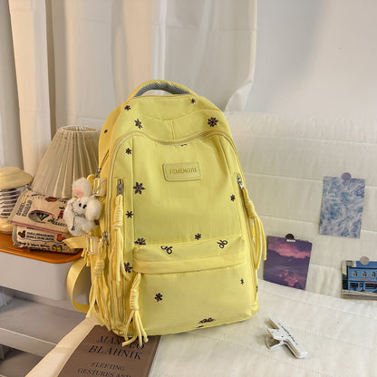 Eleganter floral bestickter Rucksack Brehn