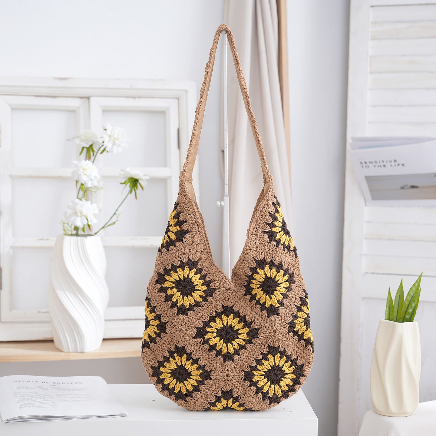 Handgefertigte Häkel Tasche Brehn