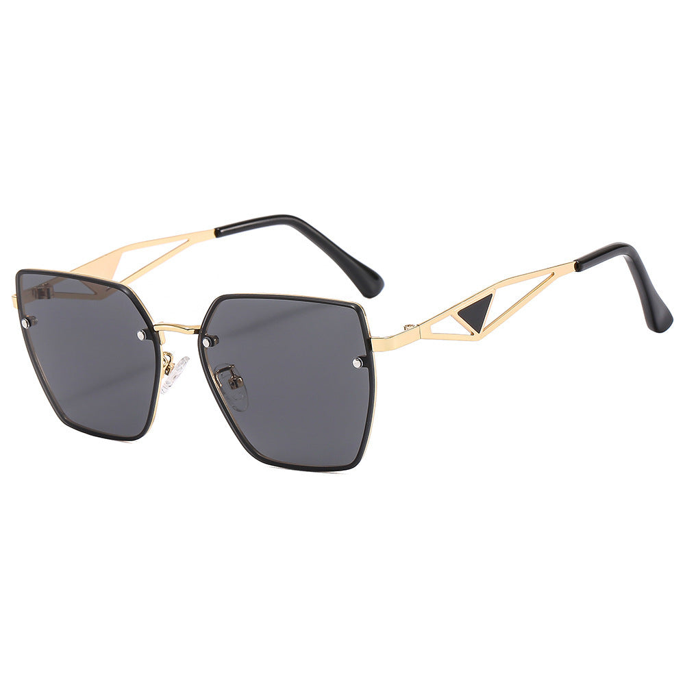 Damen geometrische Sonnenbrille mit filigranem Design Brehn