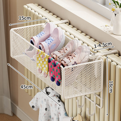 Radiator-Montierter Netz-Trocknungskorb für Schuhe und Socken