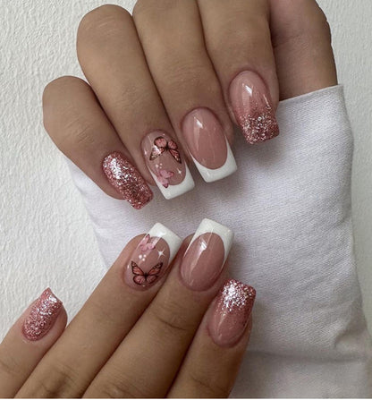 Floral Gradient Nail Art Design Kit Brehn