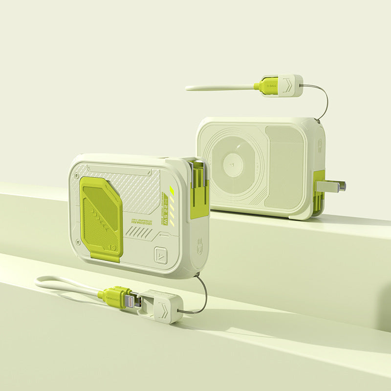 Multifunktionales Ladegerät mit integriertem Kabel Brehn