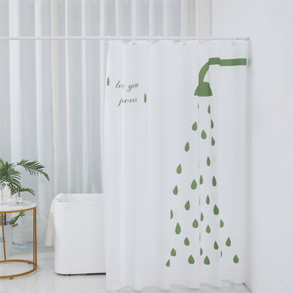 Inspirierende Wasser Tropfen Duschvorhang Brehn