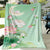 Elegante Blumenmuster Fleece Decke