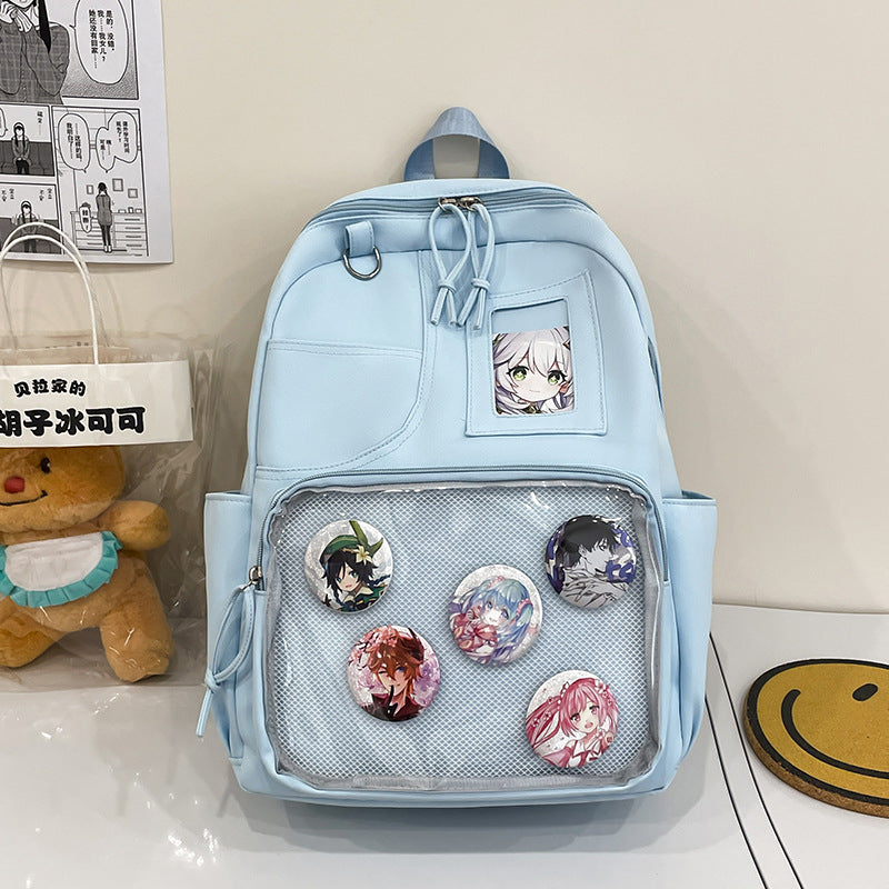Anime-Charakter-Themen-Schulrucksack