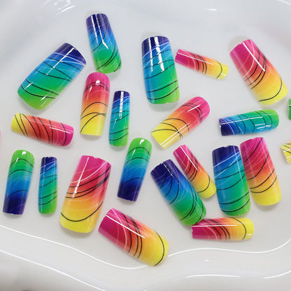 Vibrant Ombre Nagelkunst Set Brehn