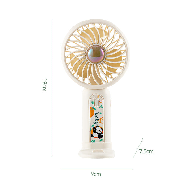Damen Tragbarer Mini Ventilator mit niedlichem Panda-Design Brehn