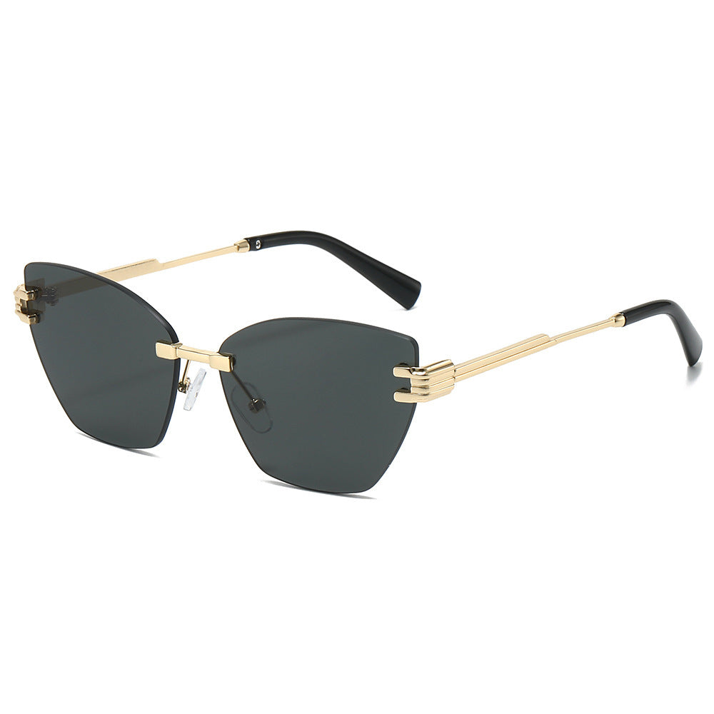 High-Fashion Gradient Shield Sonnenbrille Brehn