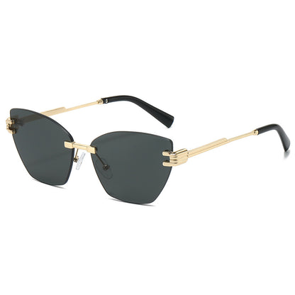 High-Fashion Gradient Shield Sonnenbrille Brehn