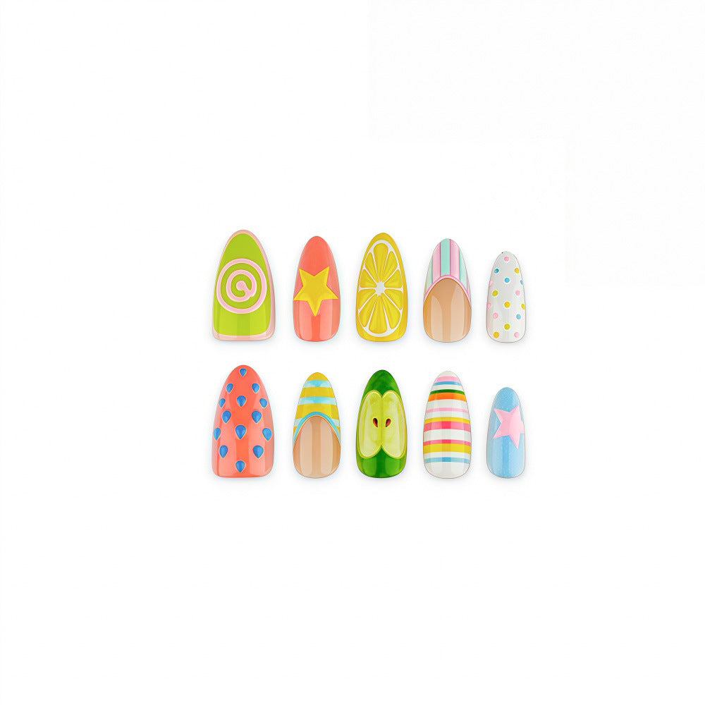 Farbefrohe Nail Art Brehn