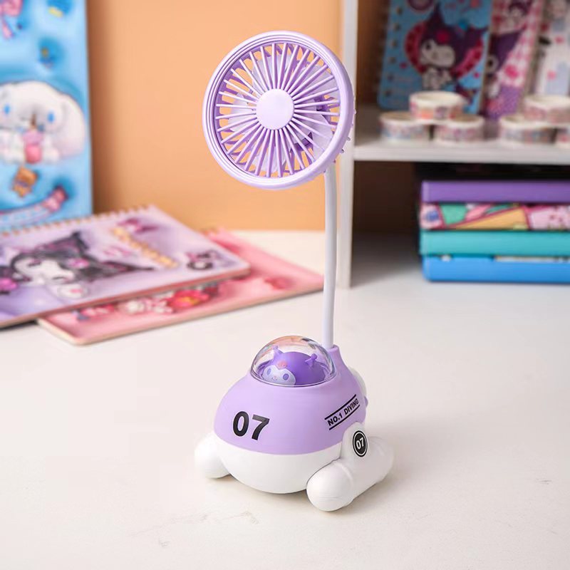 Unisex Tragbarer Mini-Ventilator im niedlichen Panda-Design Brehn