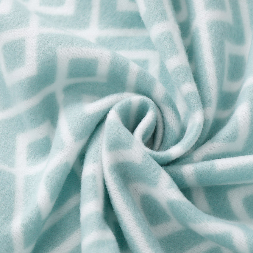 Damen Gemusterte und weiche Kuscheldecke Brehn