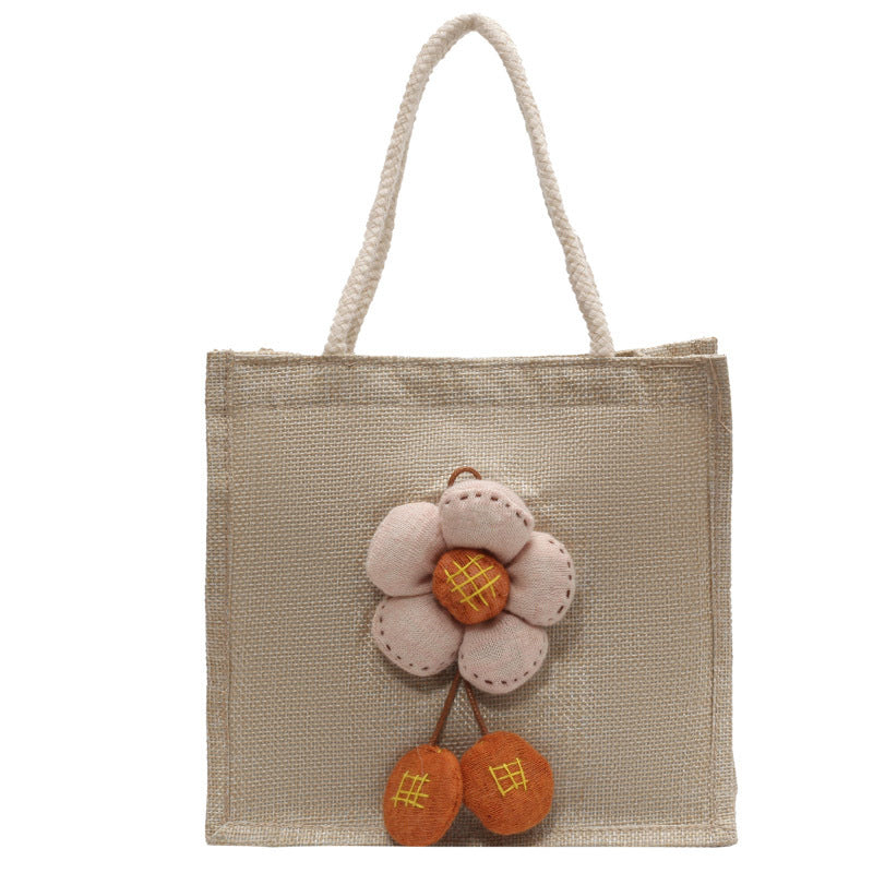 Florale Akzent Tragetasche