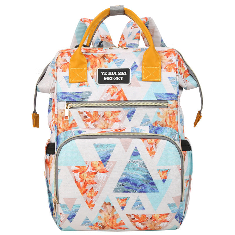 Stylischer geometrischer Druck Rucksack Brehn