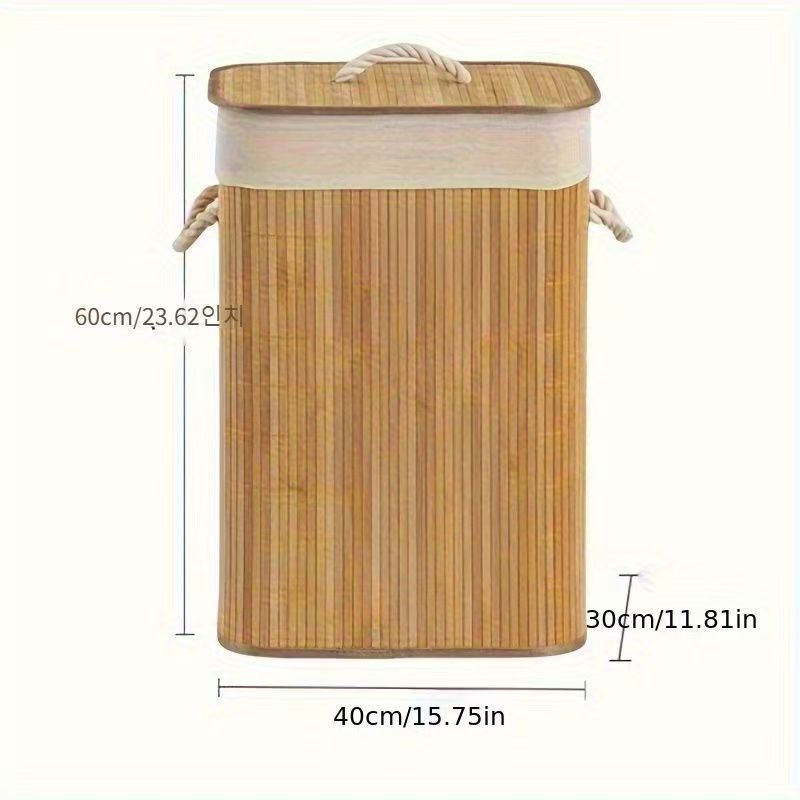 Eleganter und Praktischer Wäschekorb Aus Rattan Brehn