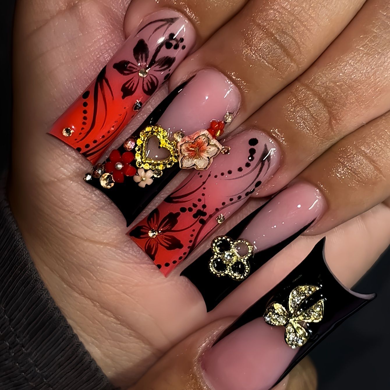 Künstlerische 3D Nagelkunst Verbesserungen Brehn