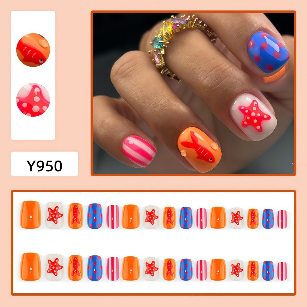 Kunstnagelset mit Maritimen Motiven Brehn
