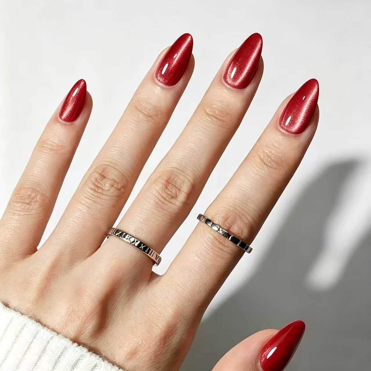 Luxuriöses Glänzendes Druck-Nagelset Brehn