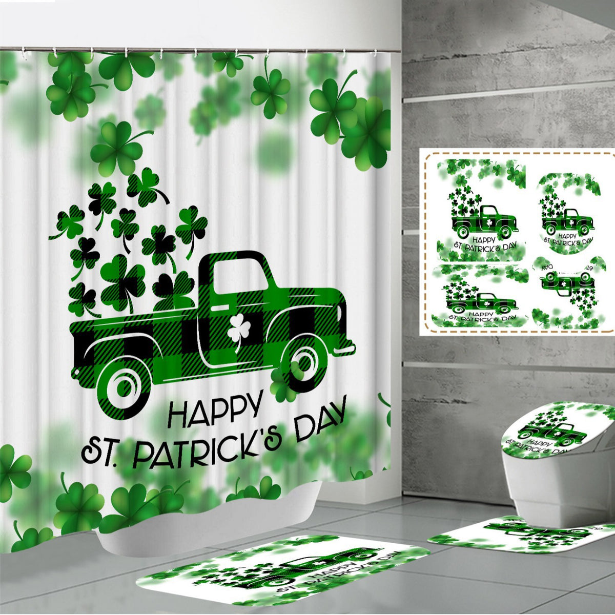 St. Patrick's Day Themen-Badset Brehn