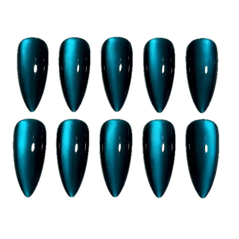 Glänzende Ombre Stiletto Nagelverstärkungen Brehn