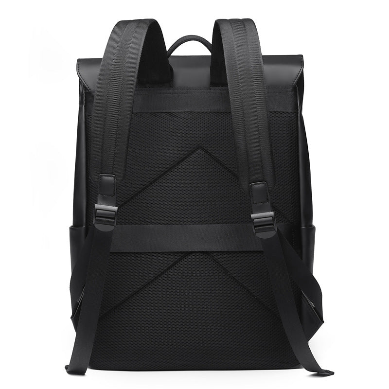 Strukturierter Leder-Rucksack Brehn