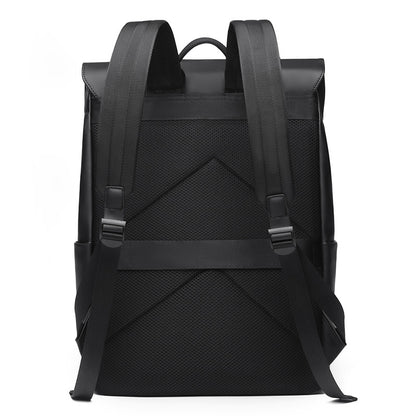 Strukturierter Leder-Rucksack Brehn