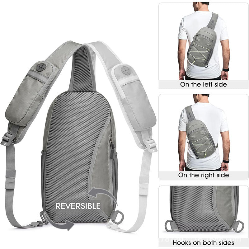 Sling-Rucksack mit Multifunktionalem Stauraum und Ergonomischem Tragesystem Brehn