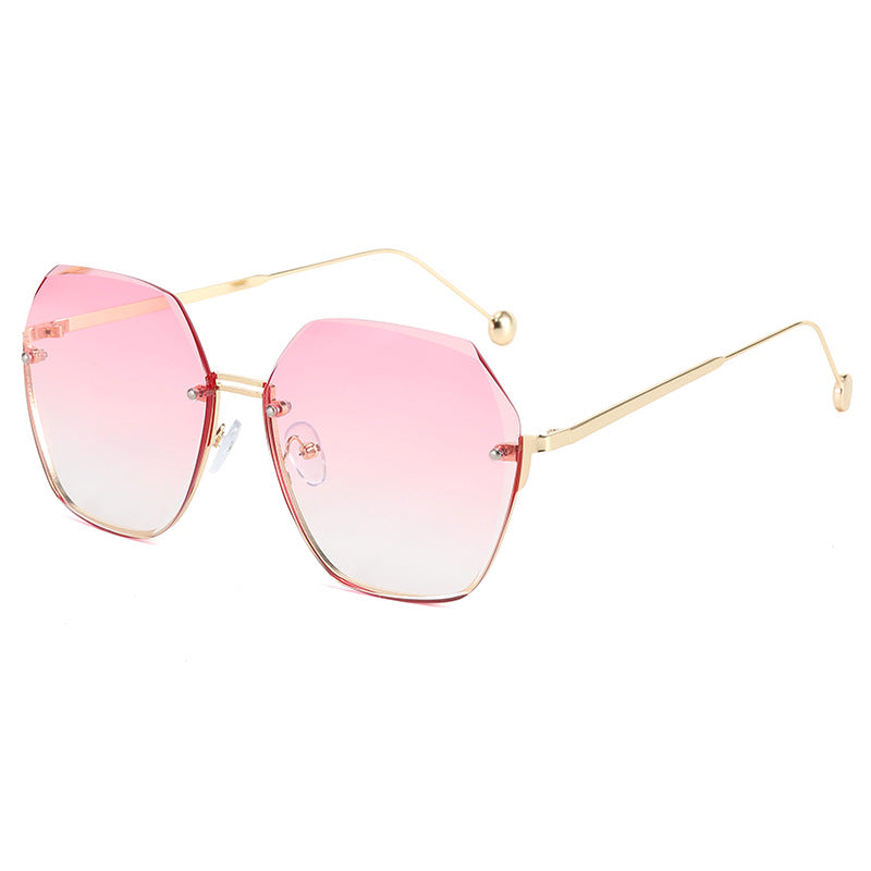 Damen oversized Sonnenbrille im modernen Hexagon-Stil Brehn