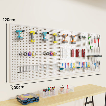 Schwerlast-Perforierte Stahl-Pinnwand-Panel Werkzeug-Organizer