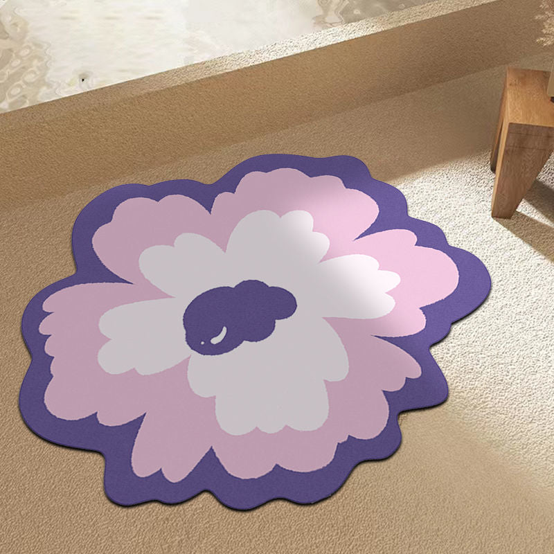 Floral Shape Badezimmermatte