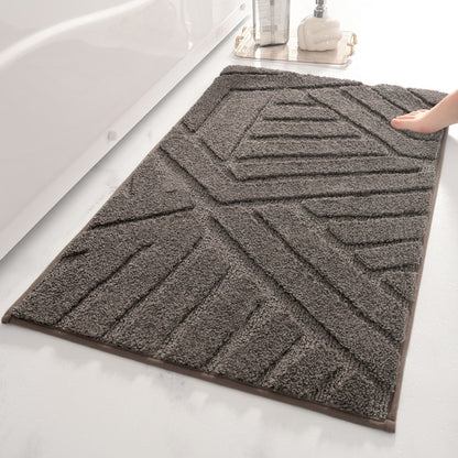 Moderne geometrische Badematte Brehn