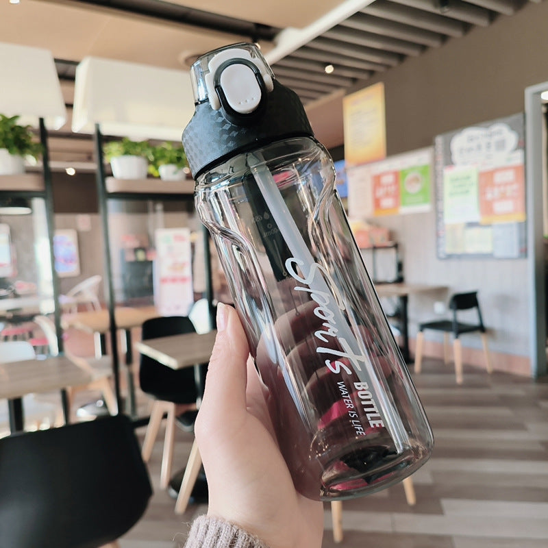 Damen Sportliche Trinkflasche mit innovativem Verschluss Brehn