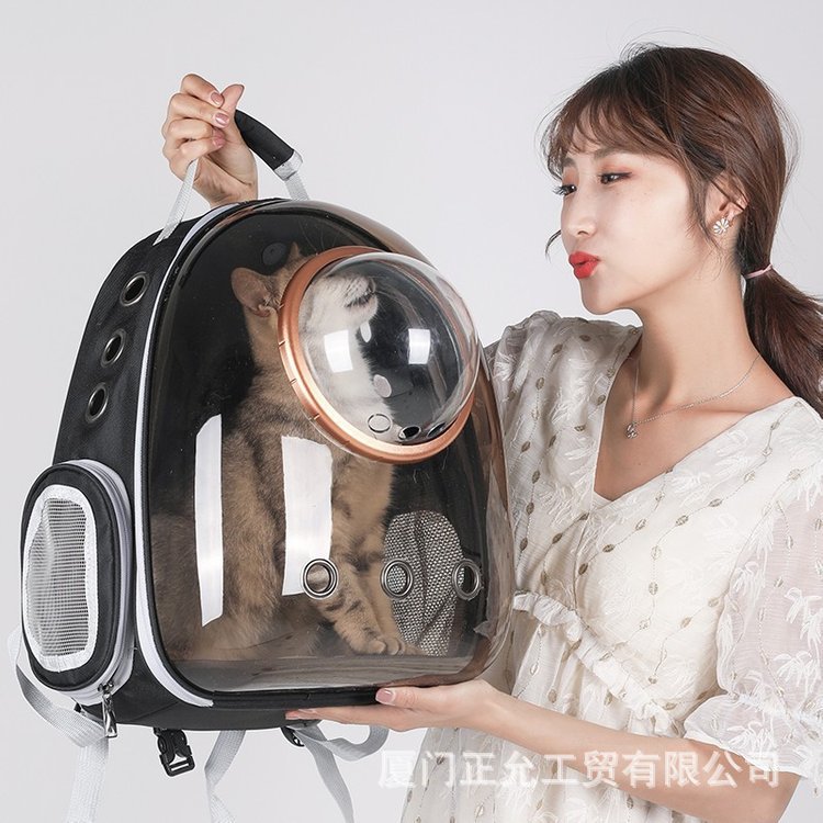 Unisex Transparente Haustier-Rucksack mit Belüftungsfunktion Brehn