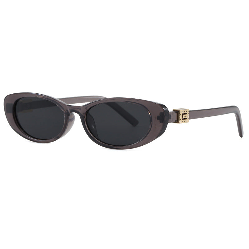 Damen Cat-Eye Sonnenbrille mit stilvollem Rahmen und luxuriösen Akzenten Brehn