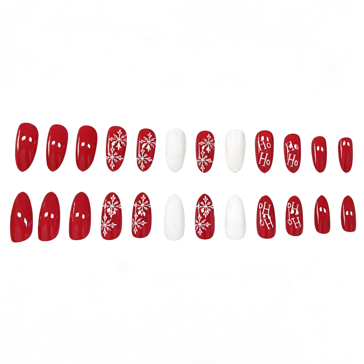Festives Feiertags-Nagelkunst-Design Brehn
