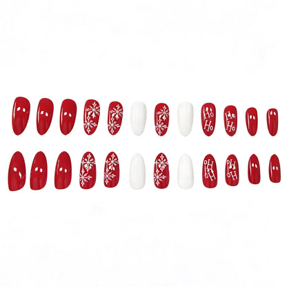 Festives Feiertags-Nagelkunst-Design Brehn