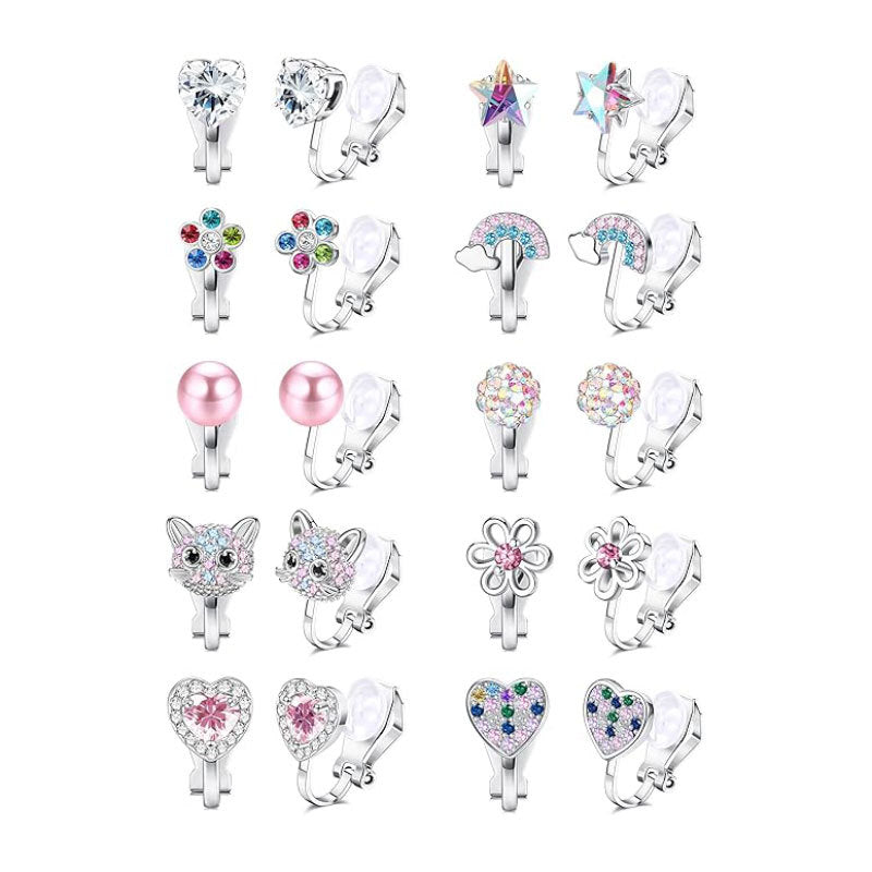 Charmante Clip-On Ohrringe Set Brehn