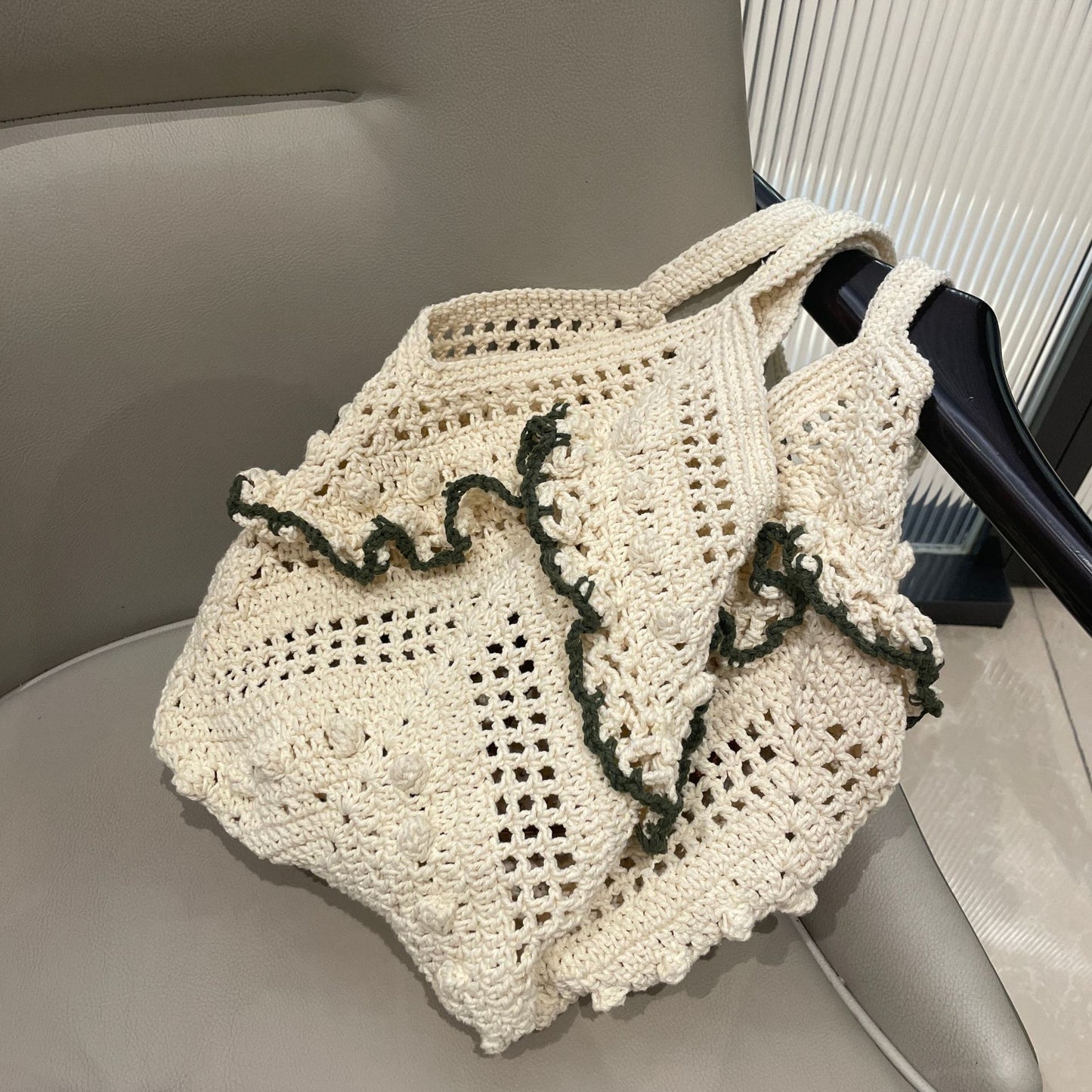 Handgefertigte Makramee-Tasche Brehn