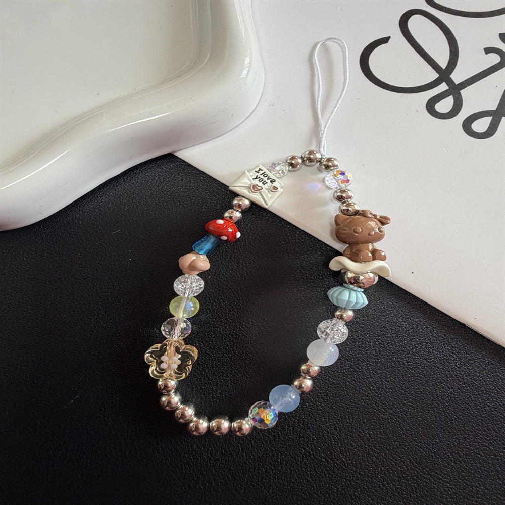 Dekorativer Charm Perlen Lanyard Brehn
