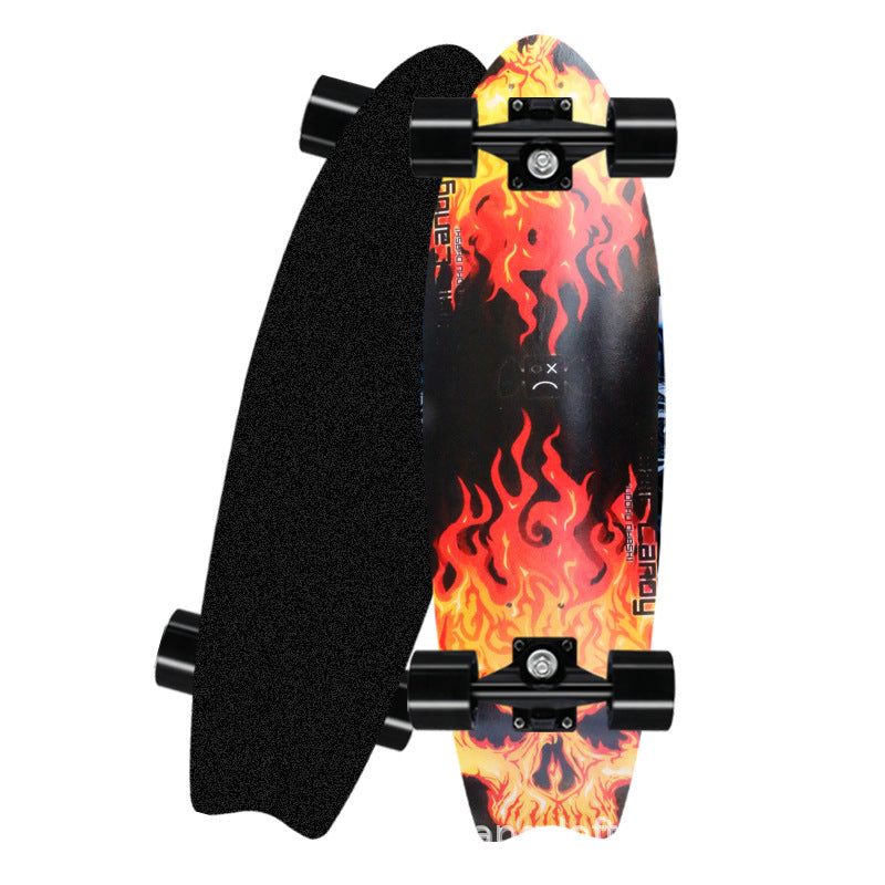 Surf-inspirierter Mini Cruiser Skateboard Brehn