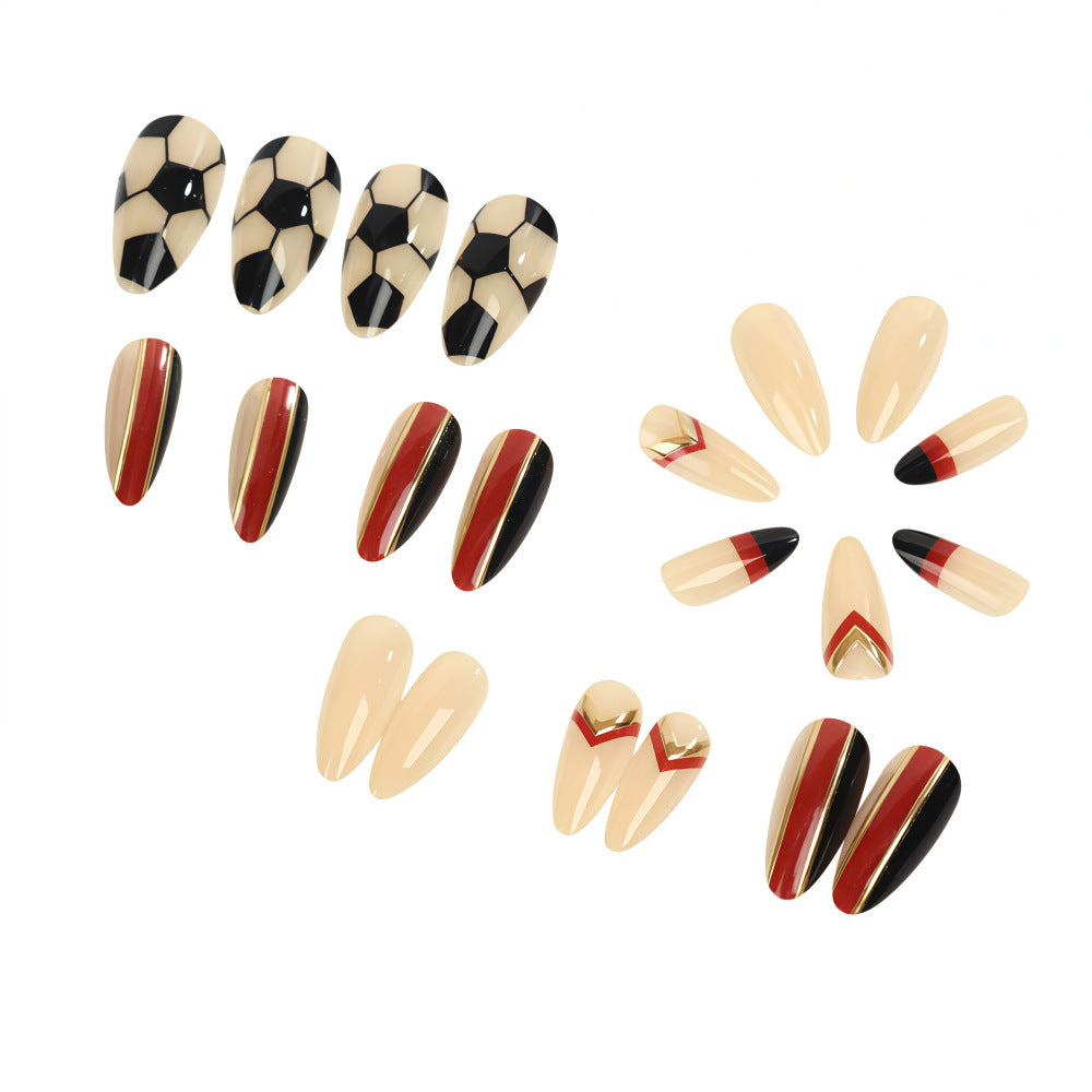 Kreative Fußball Nagelkunst Brehn