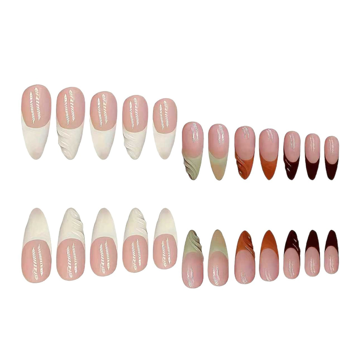 Künstlerische Gradient Nagelverbesserungen Brehn