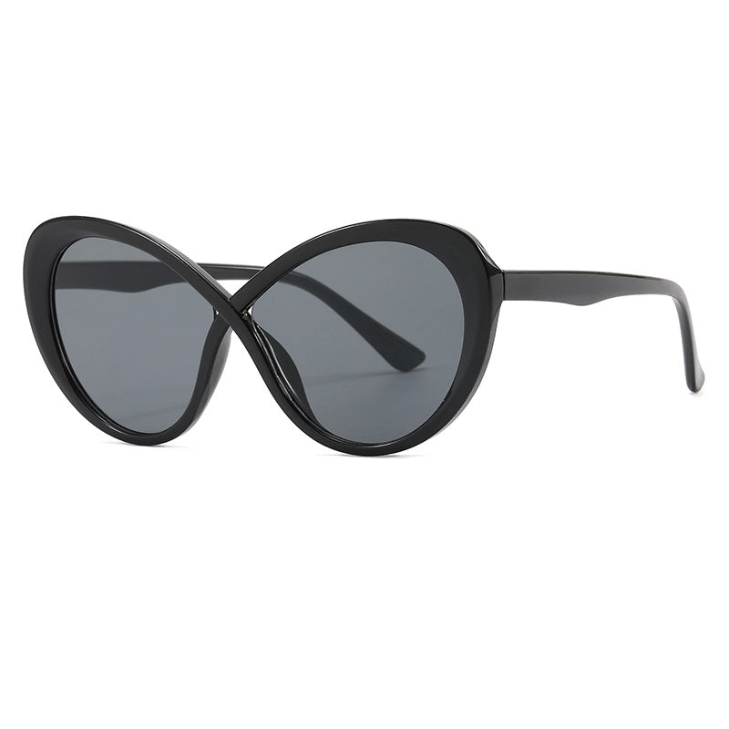 Damen Cat-Eye Sonnenbrille mit verspiegelten Gläsern Brehn