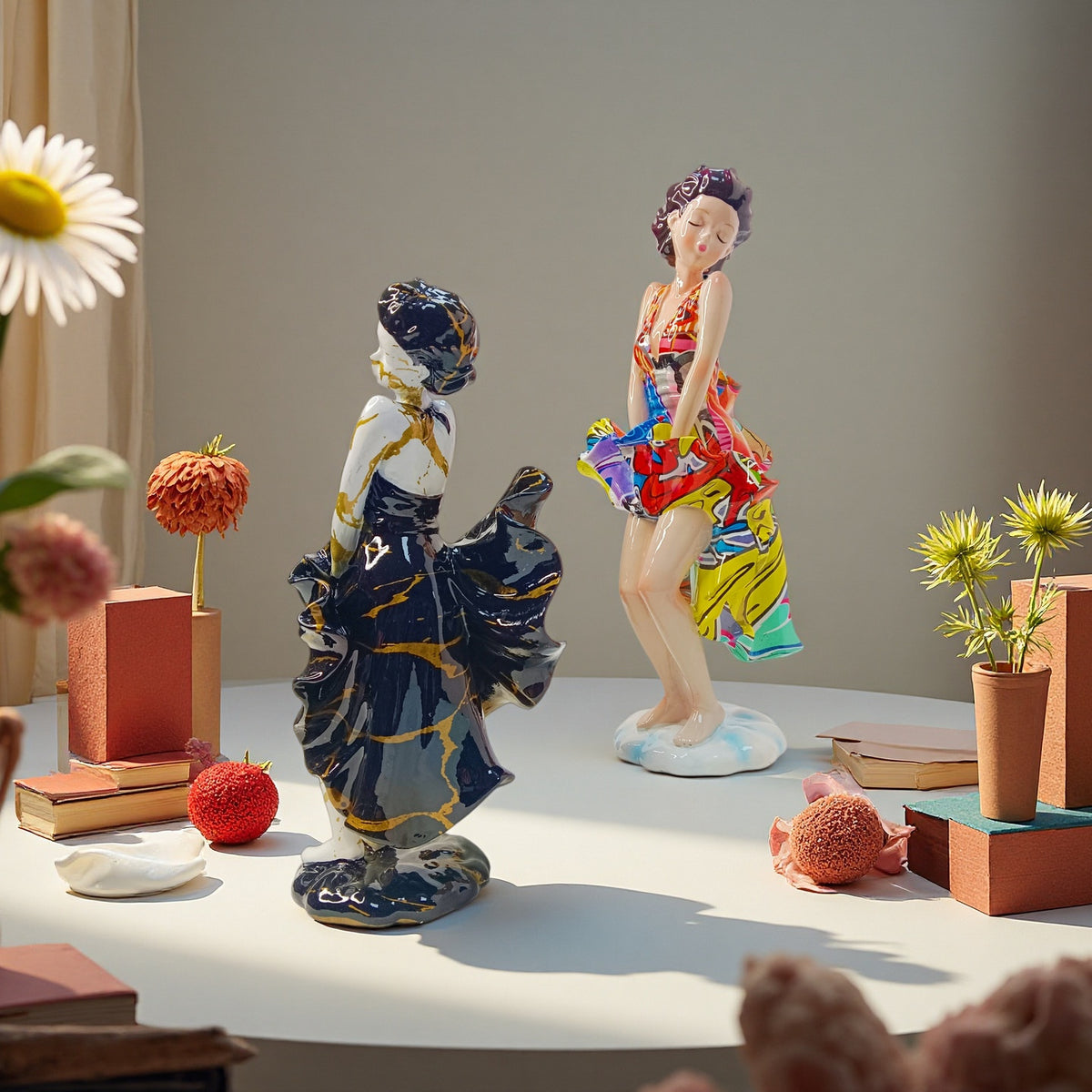 Kunstvolle Figur mit Stranddesign Brehn