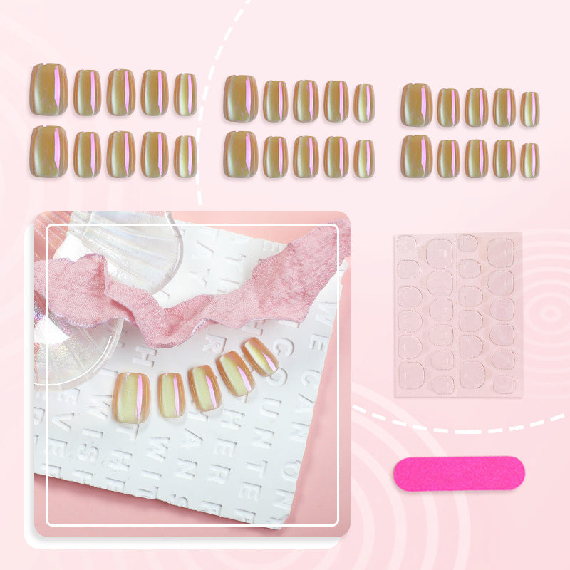 Glänzendes Press-On Nagelset