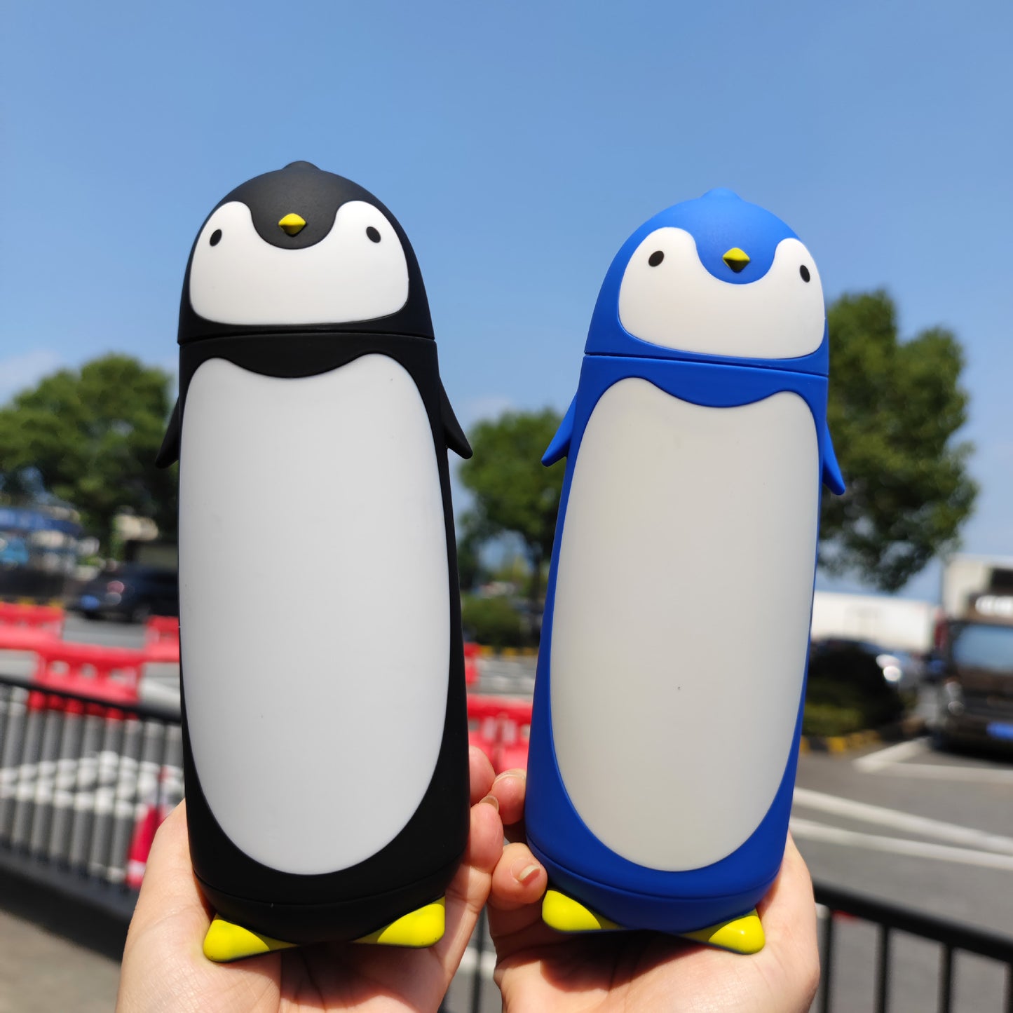 Damen kreative Trinkflasche im Pinguin-Design Brehn