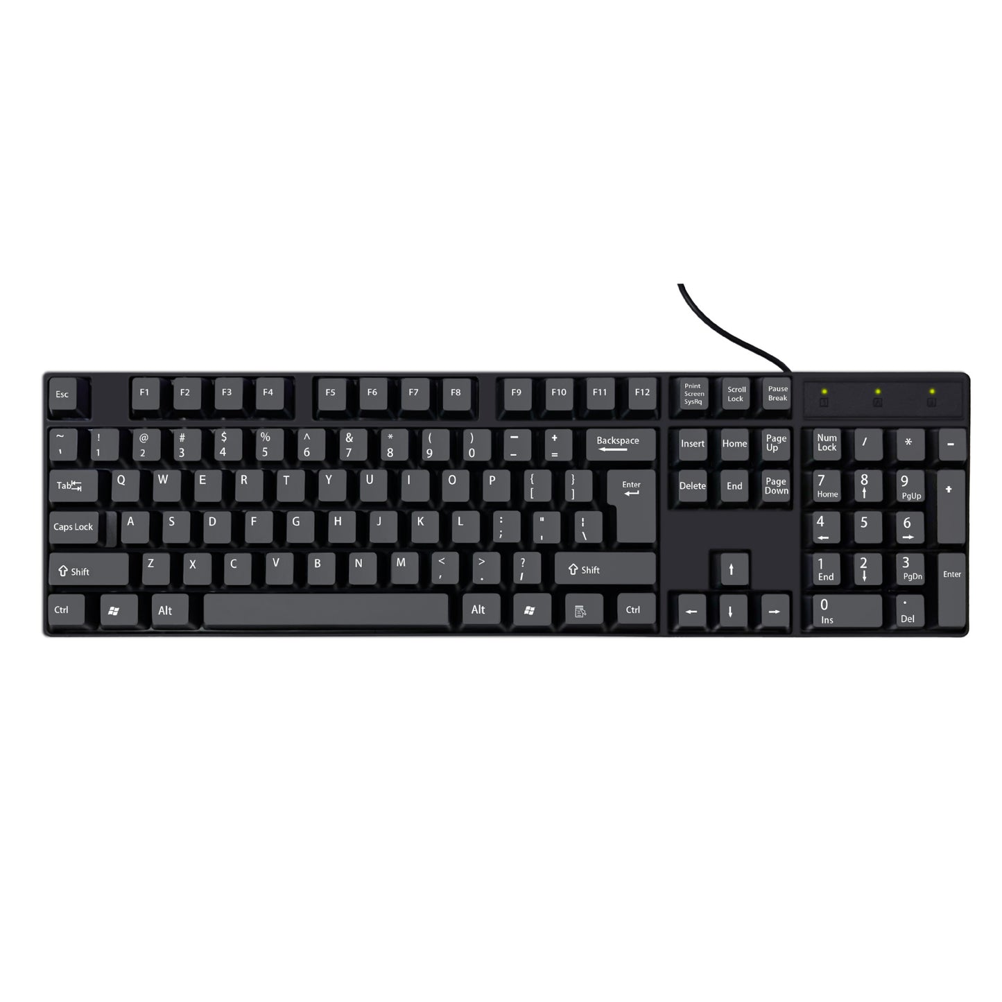 Kompakte kabelgebundene Tastatur Brehn